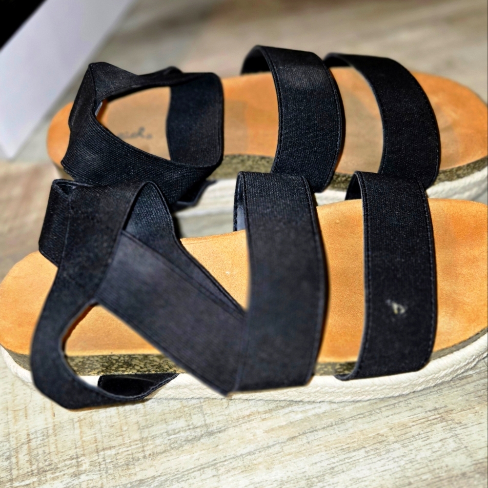 Black Strappy Sandals